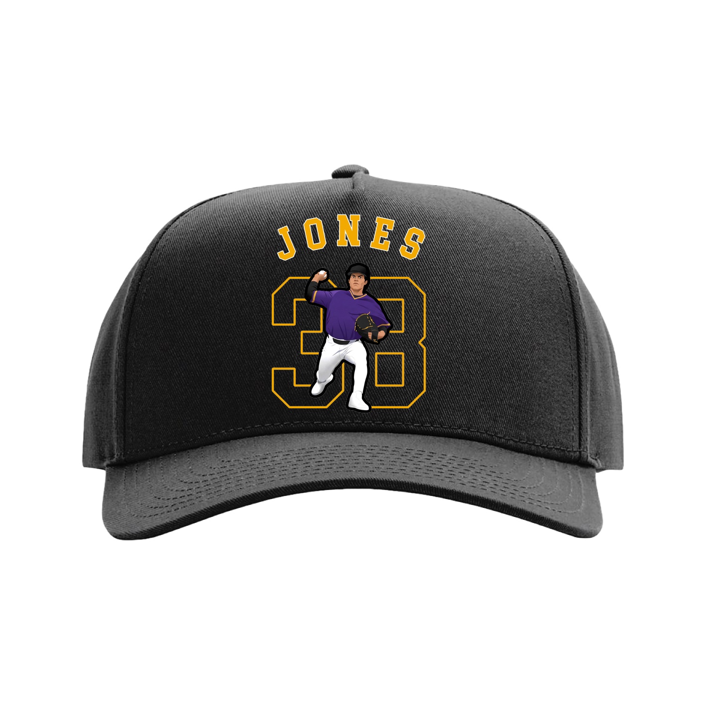 Full Fabric Five-Panel Champ Cap
