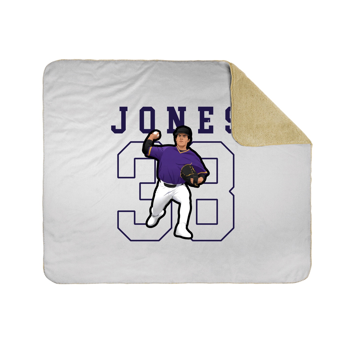 Throw Blanket — Shirsey in White
