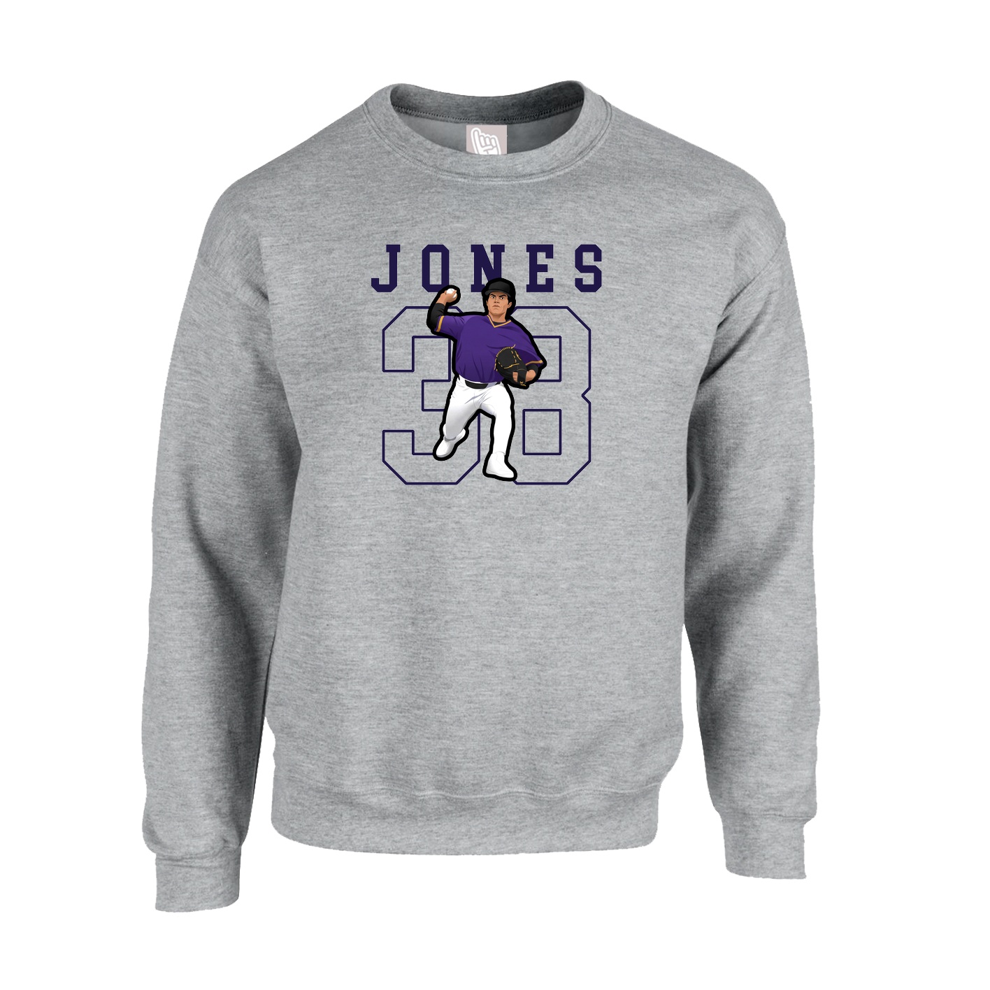 Fleece Crew — Shirsey in Grey