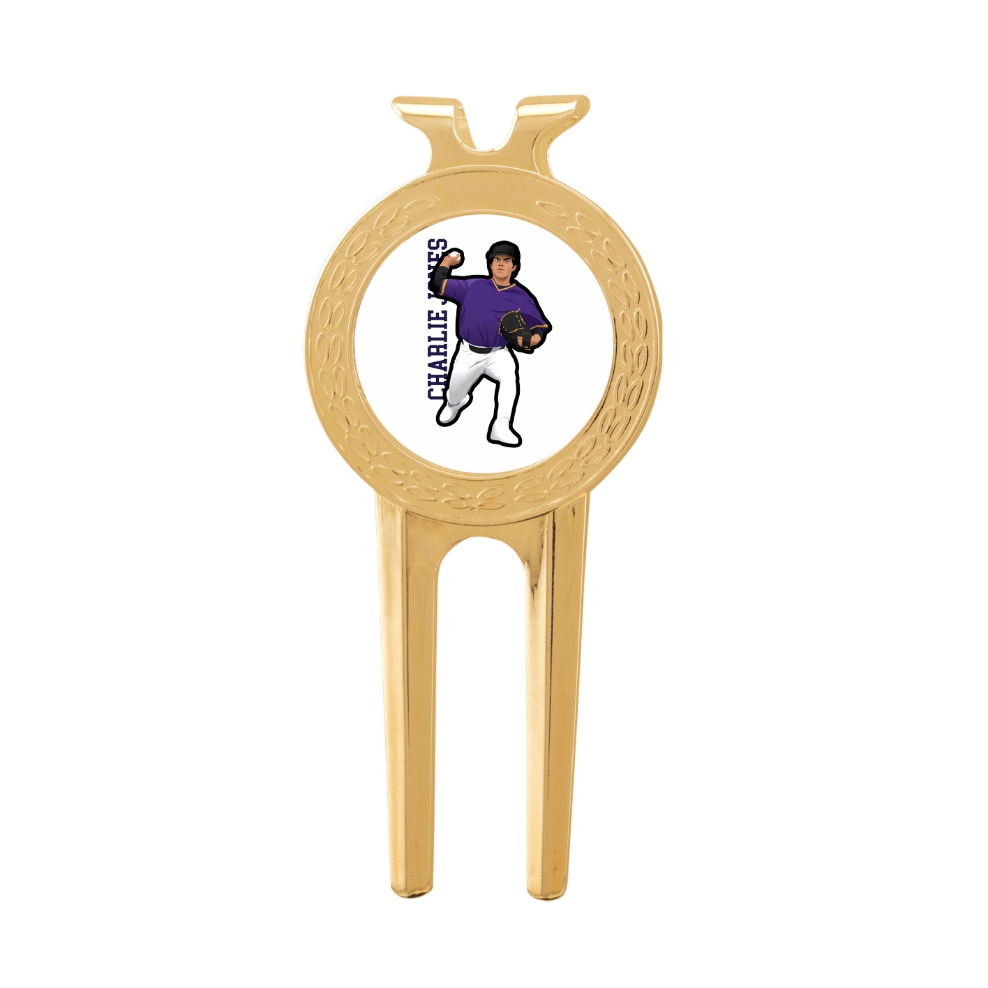 Divot Tool with Ball Marker — Name Vertical in Classic