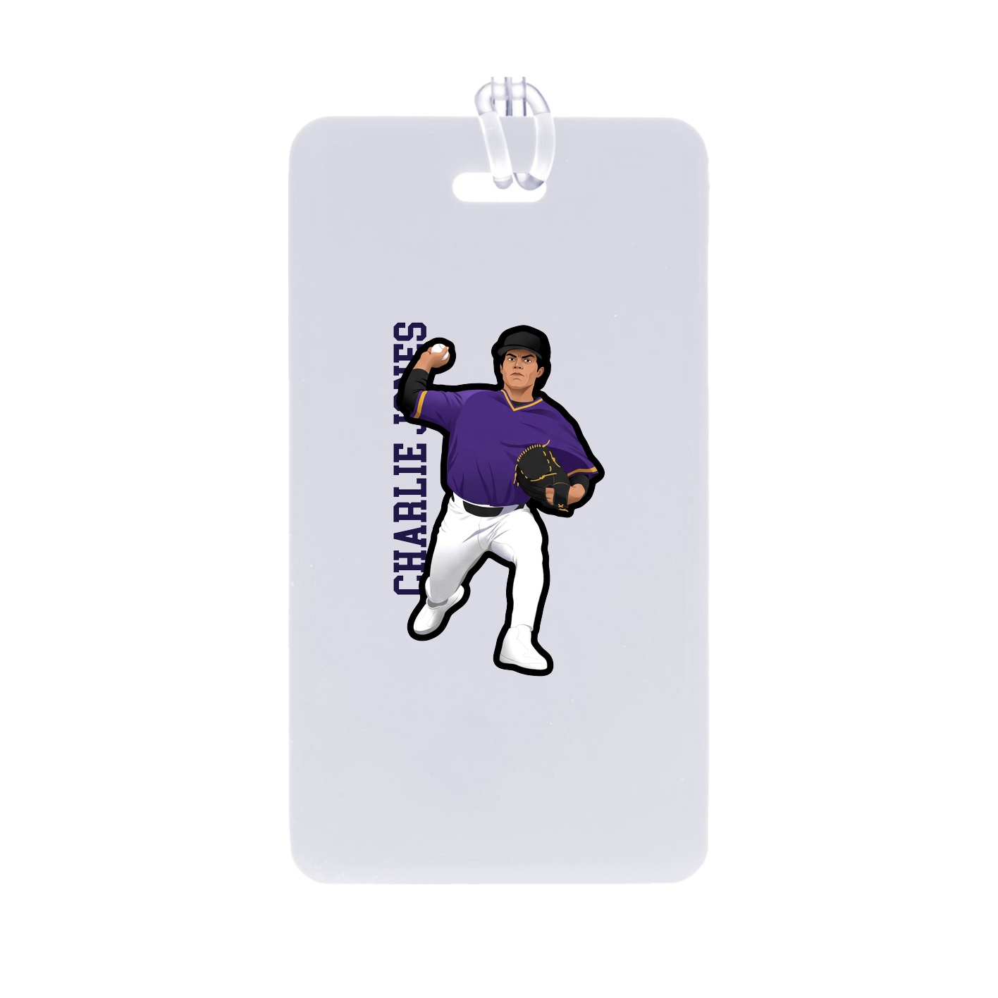 Bag Tag — Name Vertical in Classic