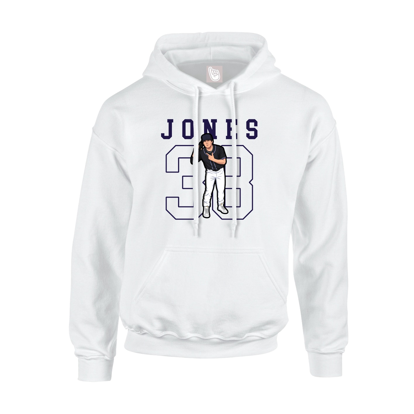 Hoodie — Shirsey in White