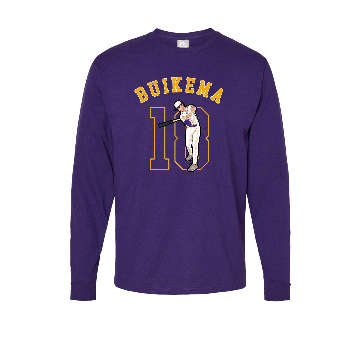 Long Sleeve Tee — Shirsey Arch in Purple