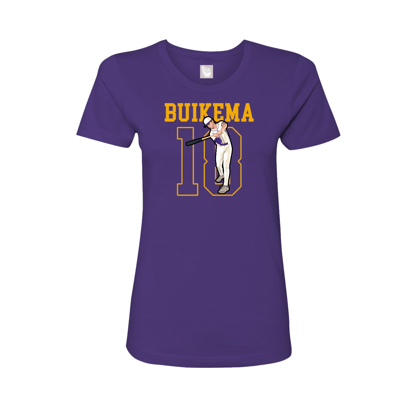 Fitted Women's Tee — Shirsey in Purple
