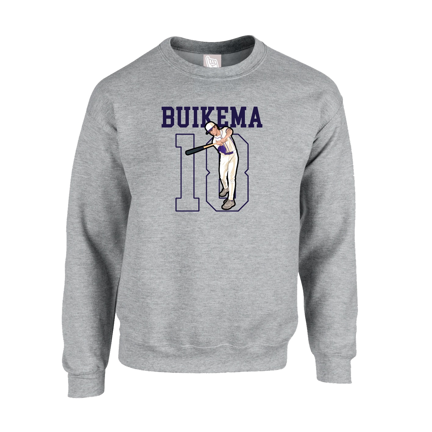Fleece Crew — Shirsey in Grey
