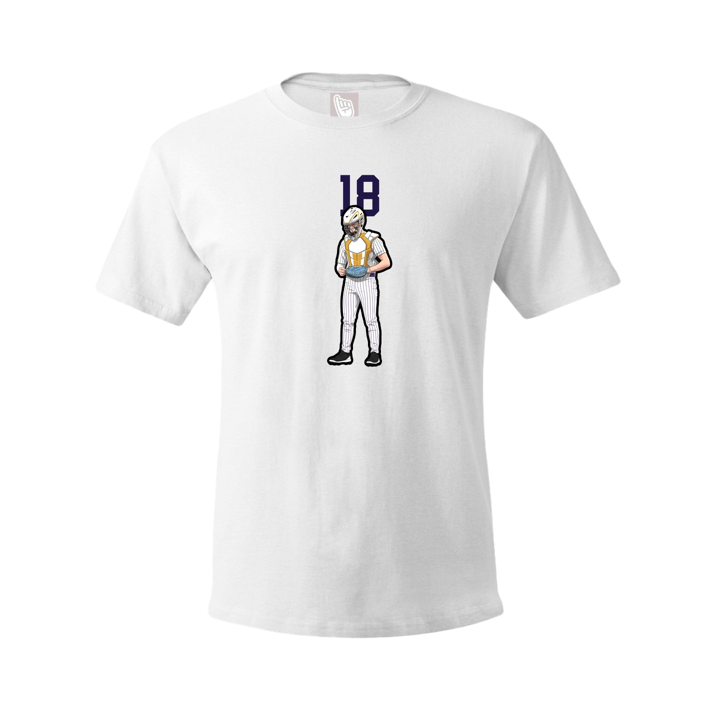 Tee — Number Top in White