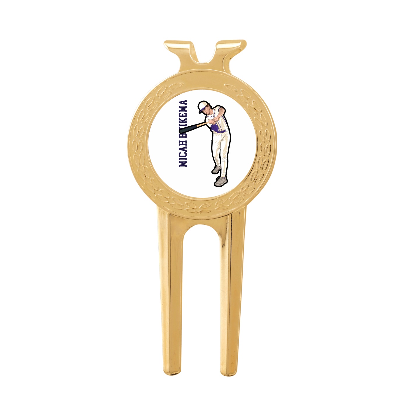 Divot Tool with Ball Marker — Name Vertical in Classic