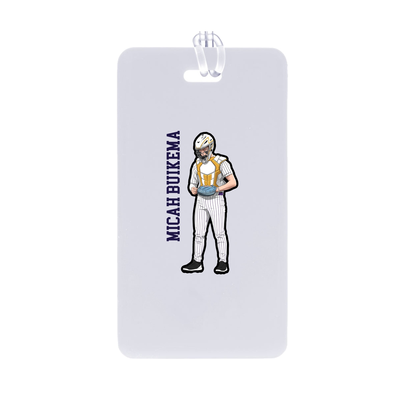 Bag Tag — Name Vertical in Classic