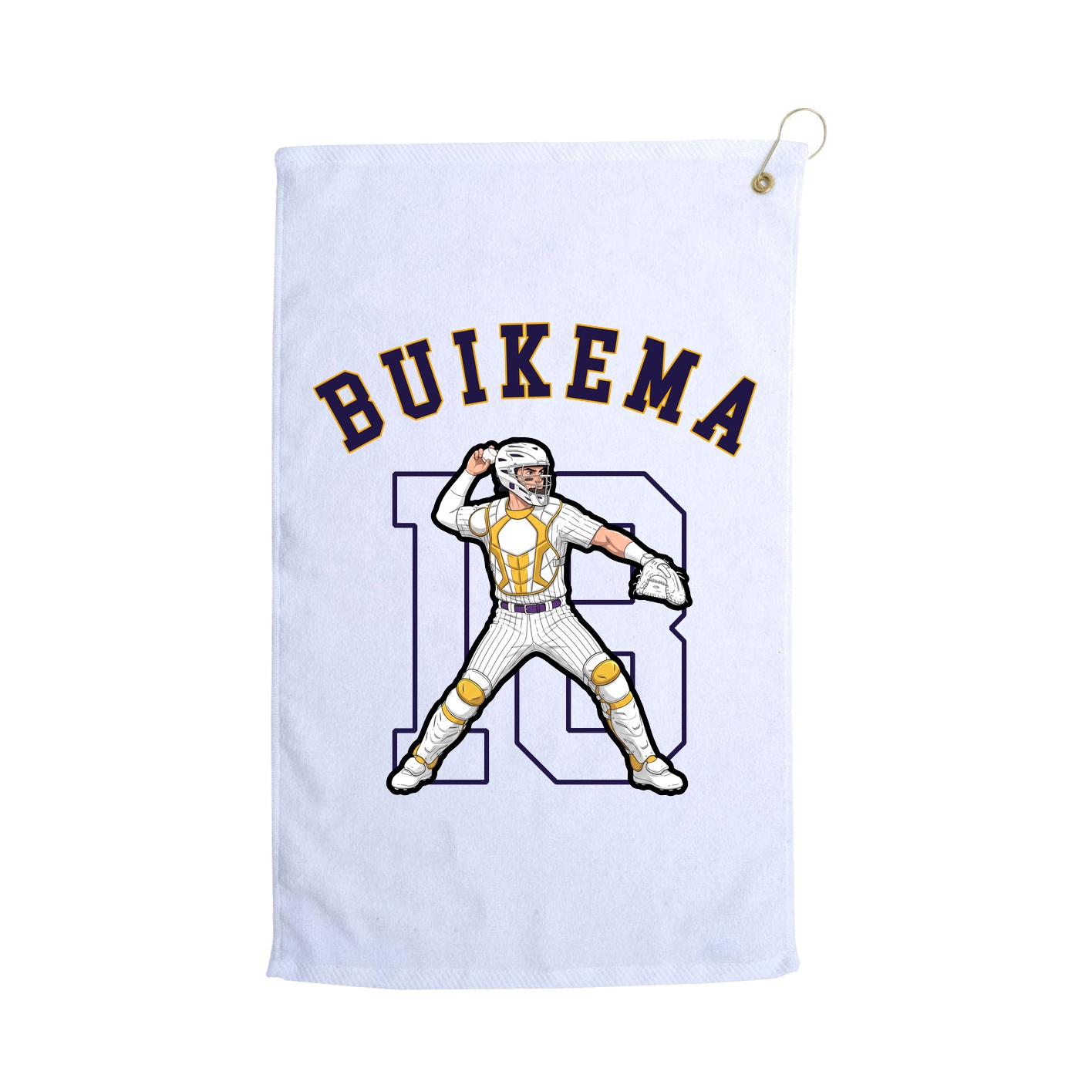 Golf Towel — Shirsey Arch in White
