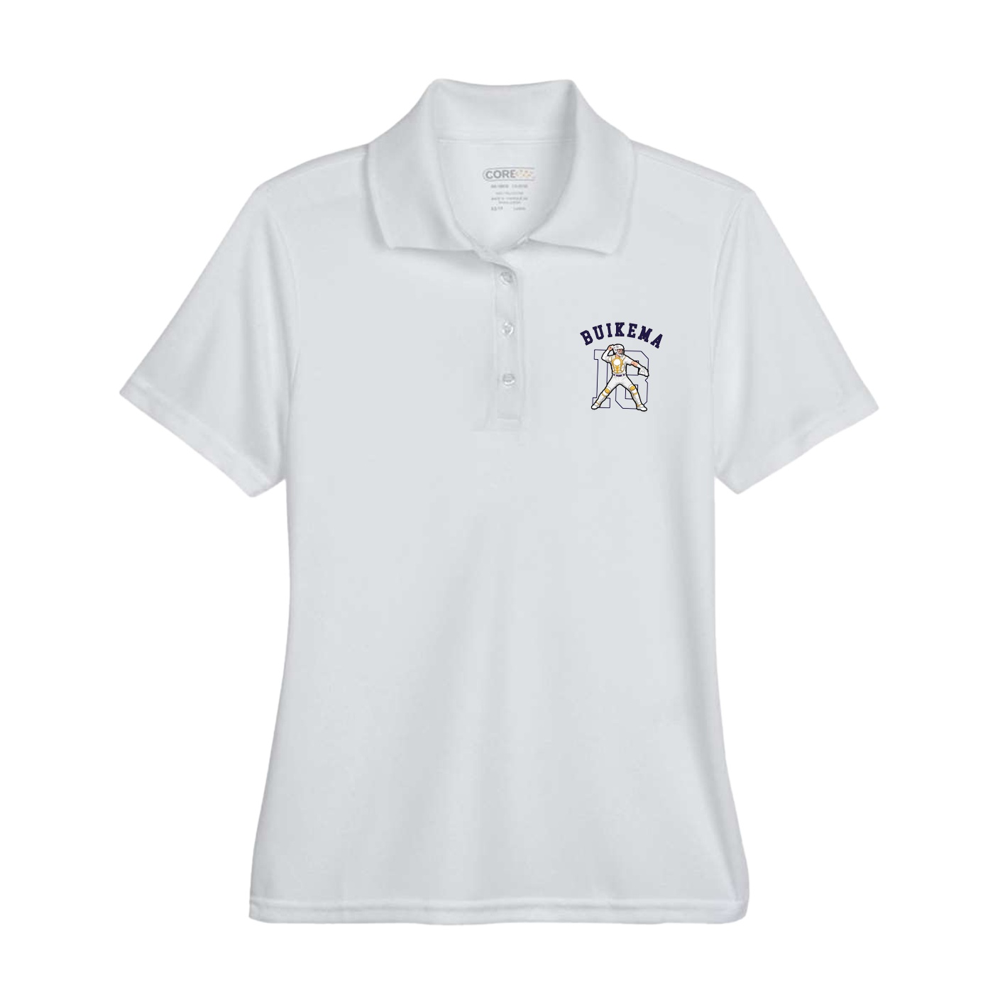 Womens Performance Polo — Shirsey Arch in Grey