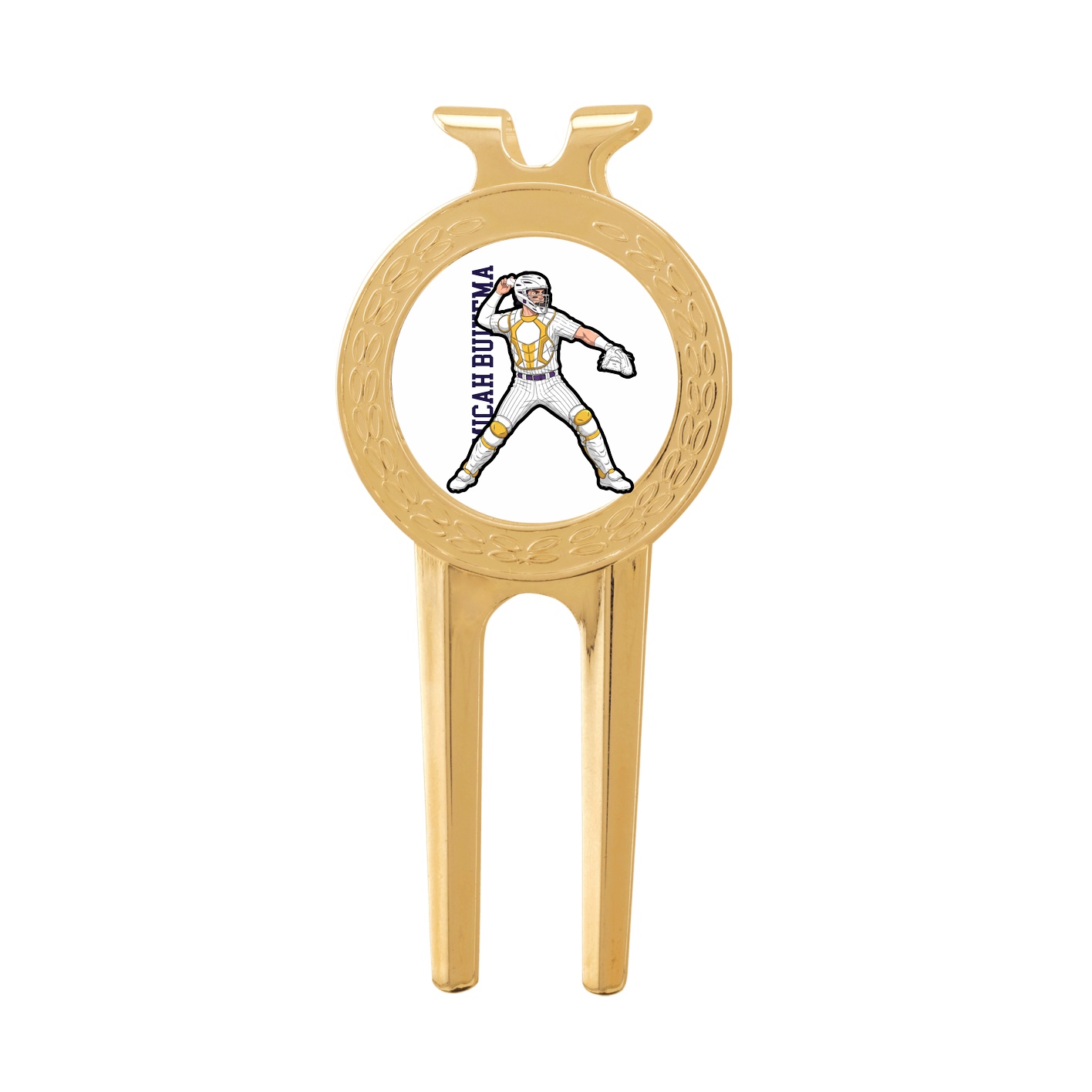 Divot Tool with Ball Marker — Name Vertical in Classic