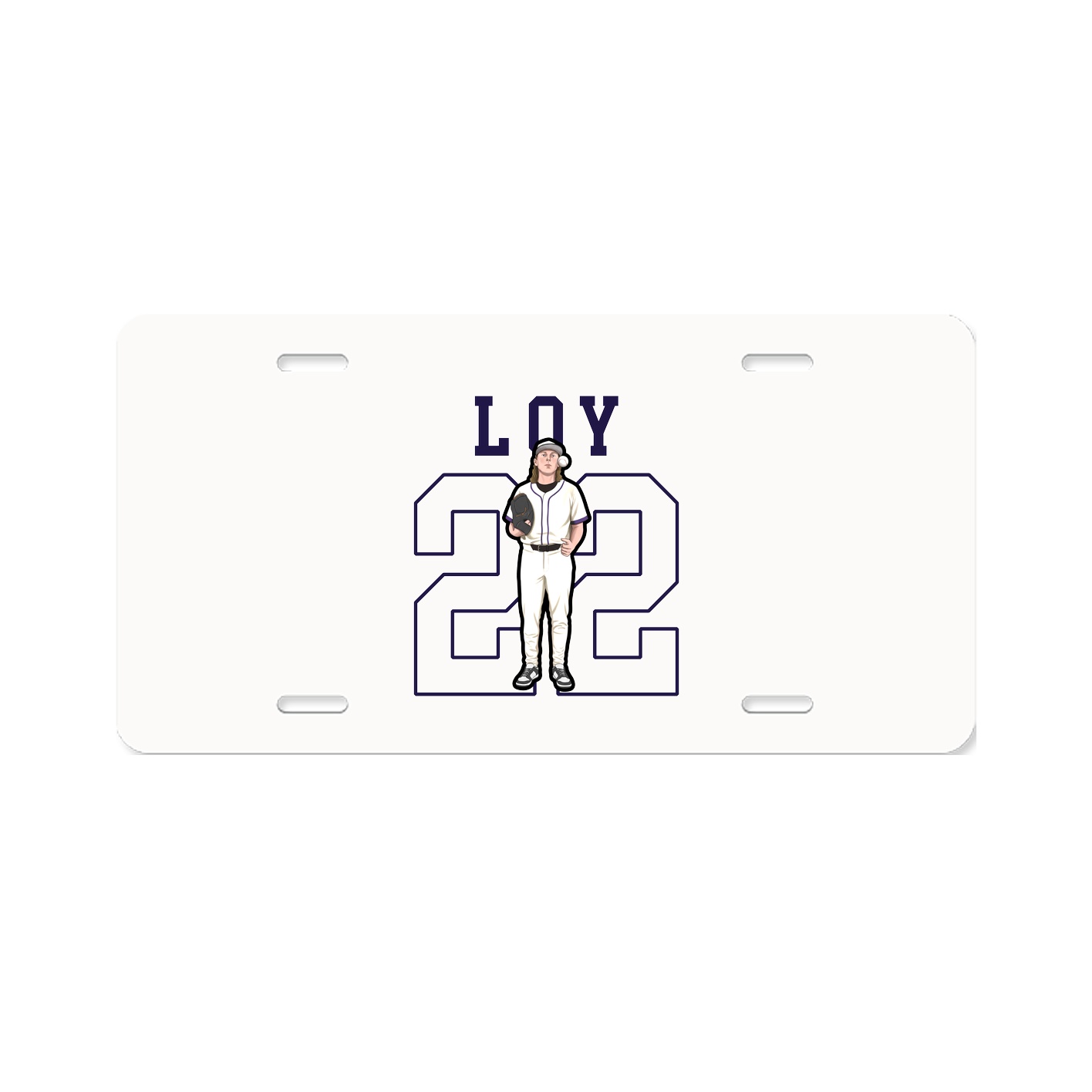 Aluminum License Plate