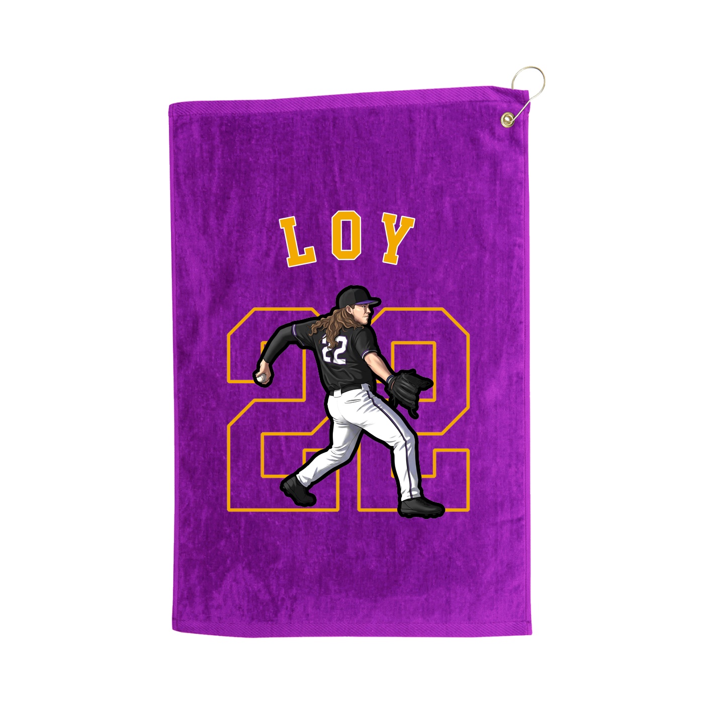 Golf Towel — Shirsey Arch in Purple