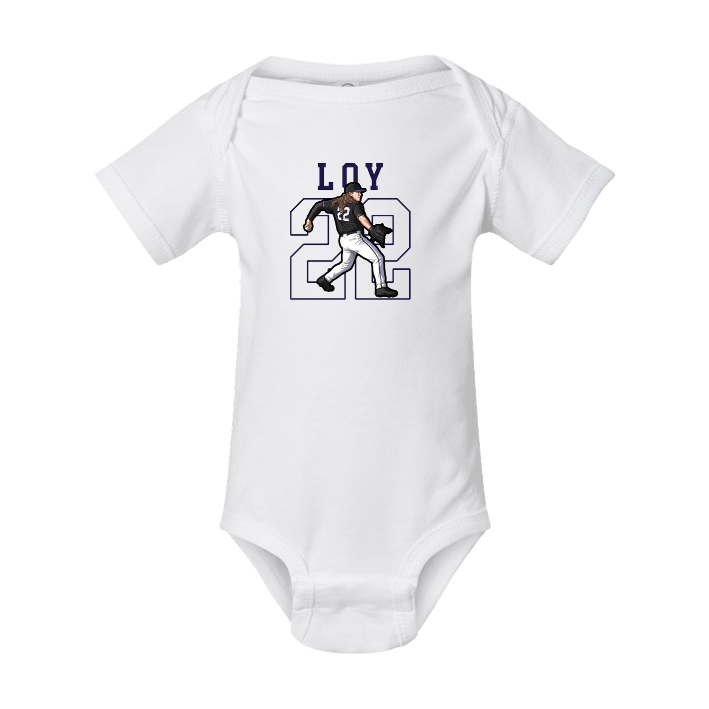 Baby Onesie — Shirsey in White