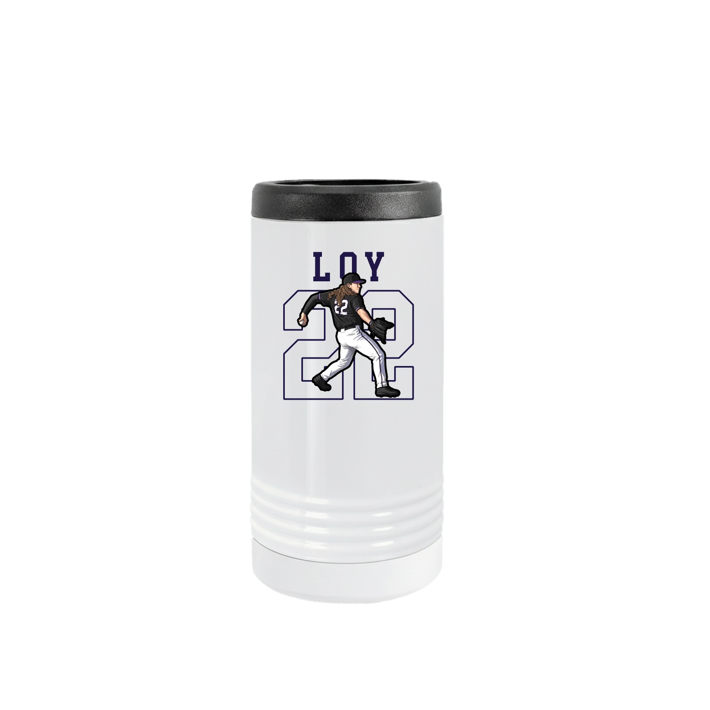 Slim Beverage Holder — Shirsey in White