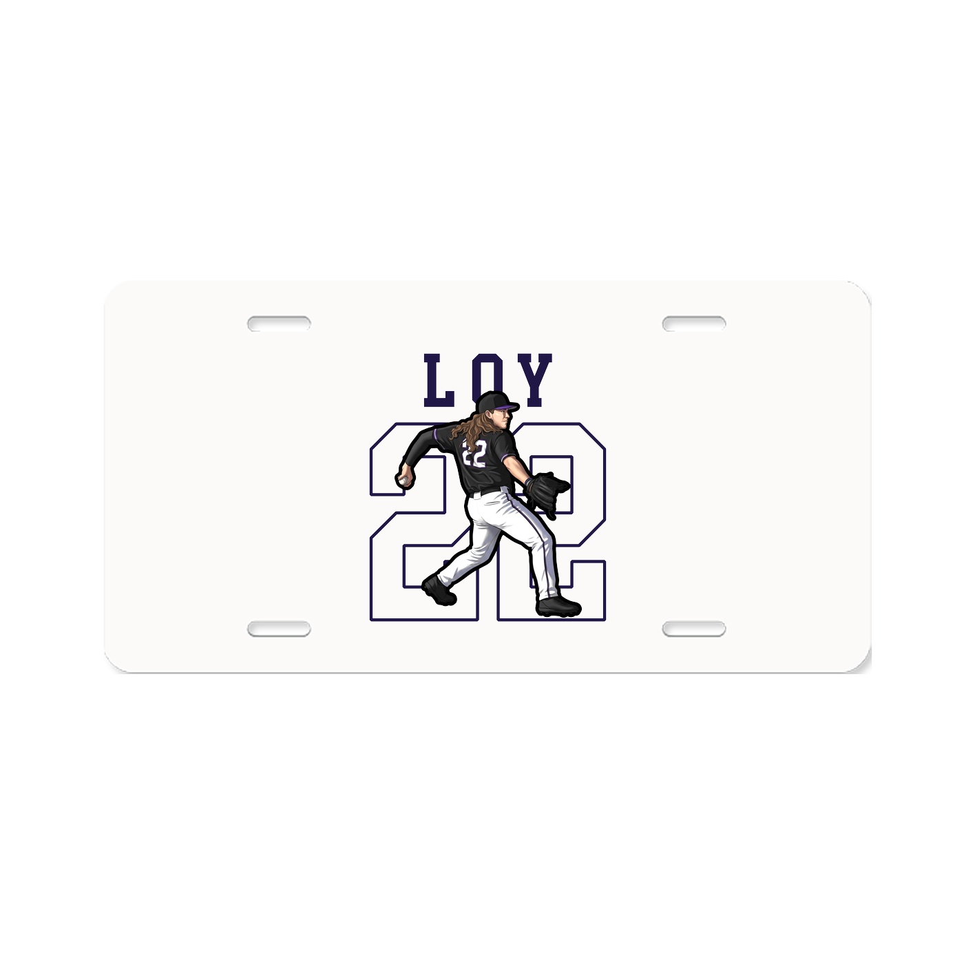 License Plate — Shirsey in Classic