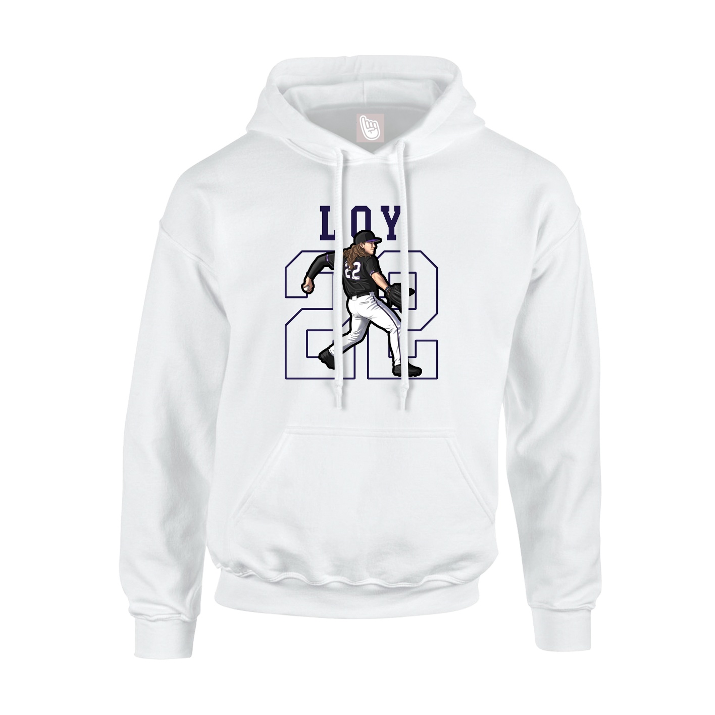 Youth Hoodie — Shirsey in White