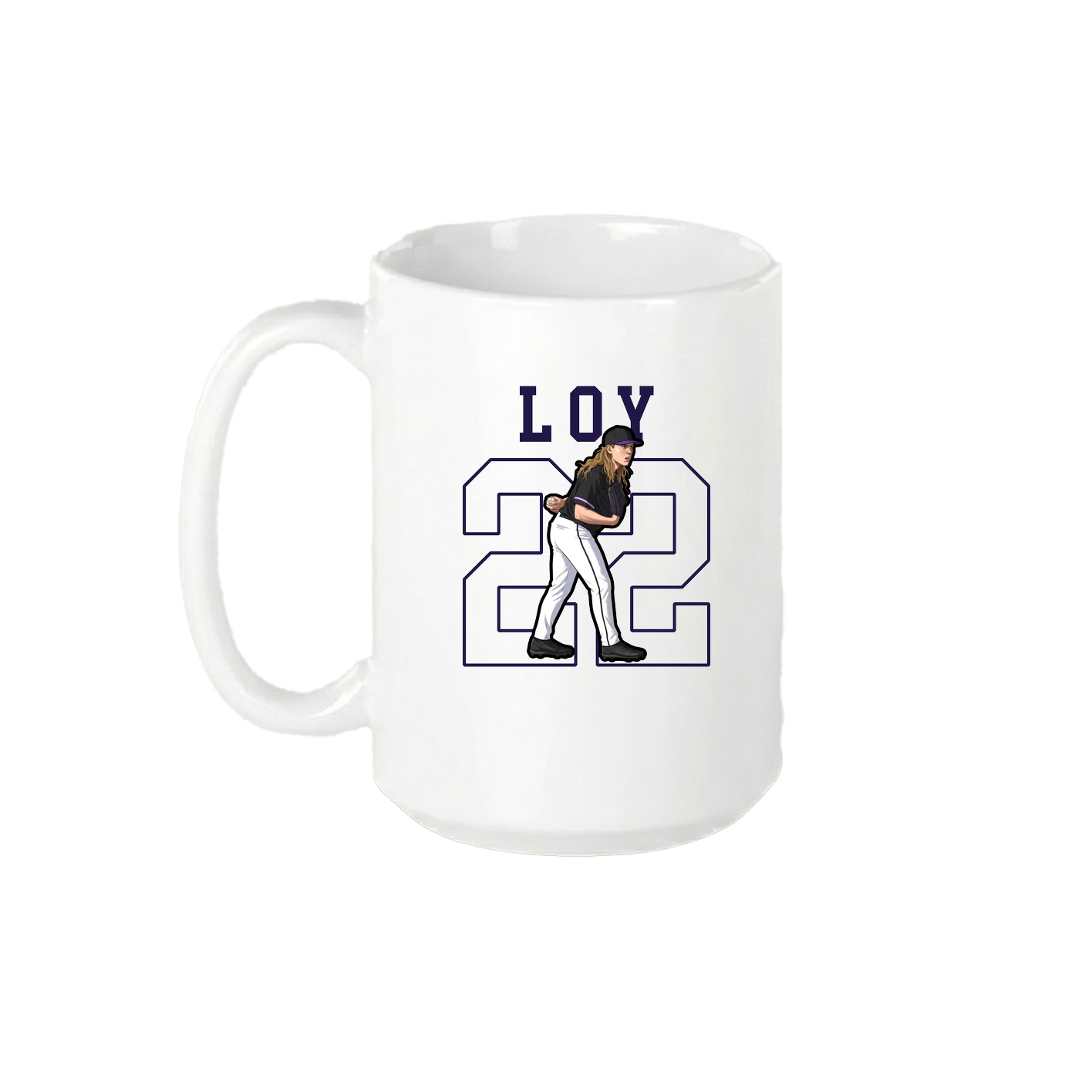 15oz Coffee Mug — Shirsey in White