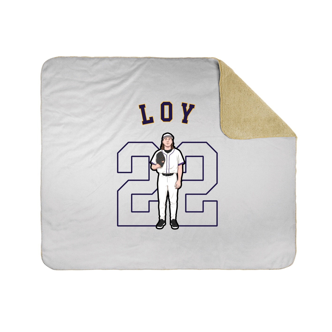 Throw Blanket — Shirsey Arch in White