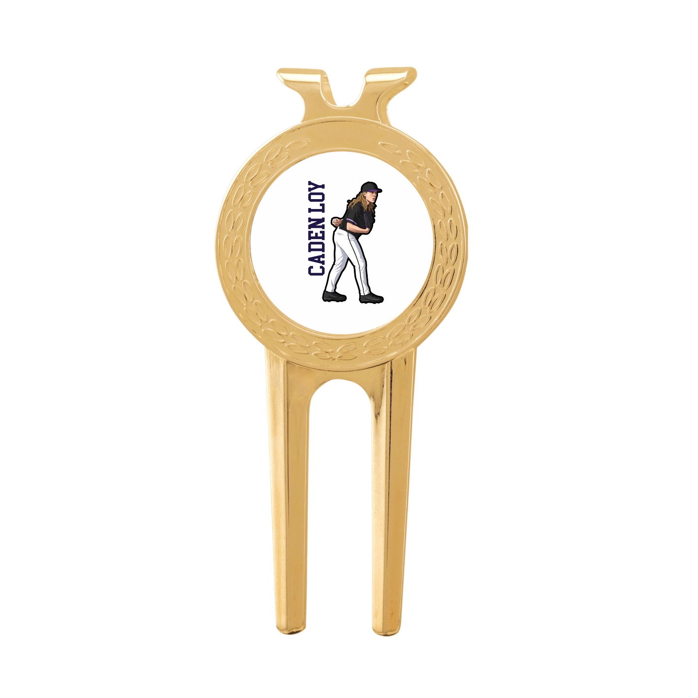 Divot Tool with Ball Marker — Name Vertical in Classic