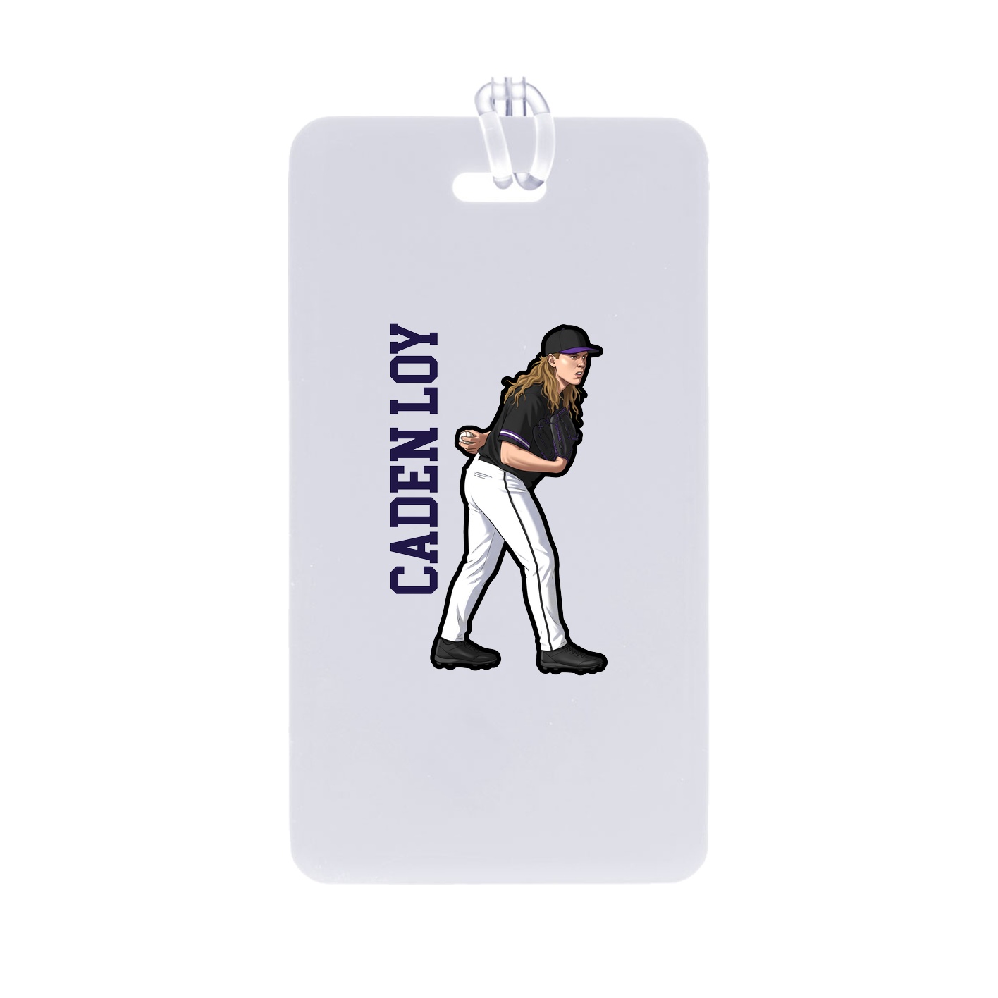 Bag Tag — Name Vertical in Classic