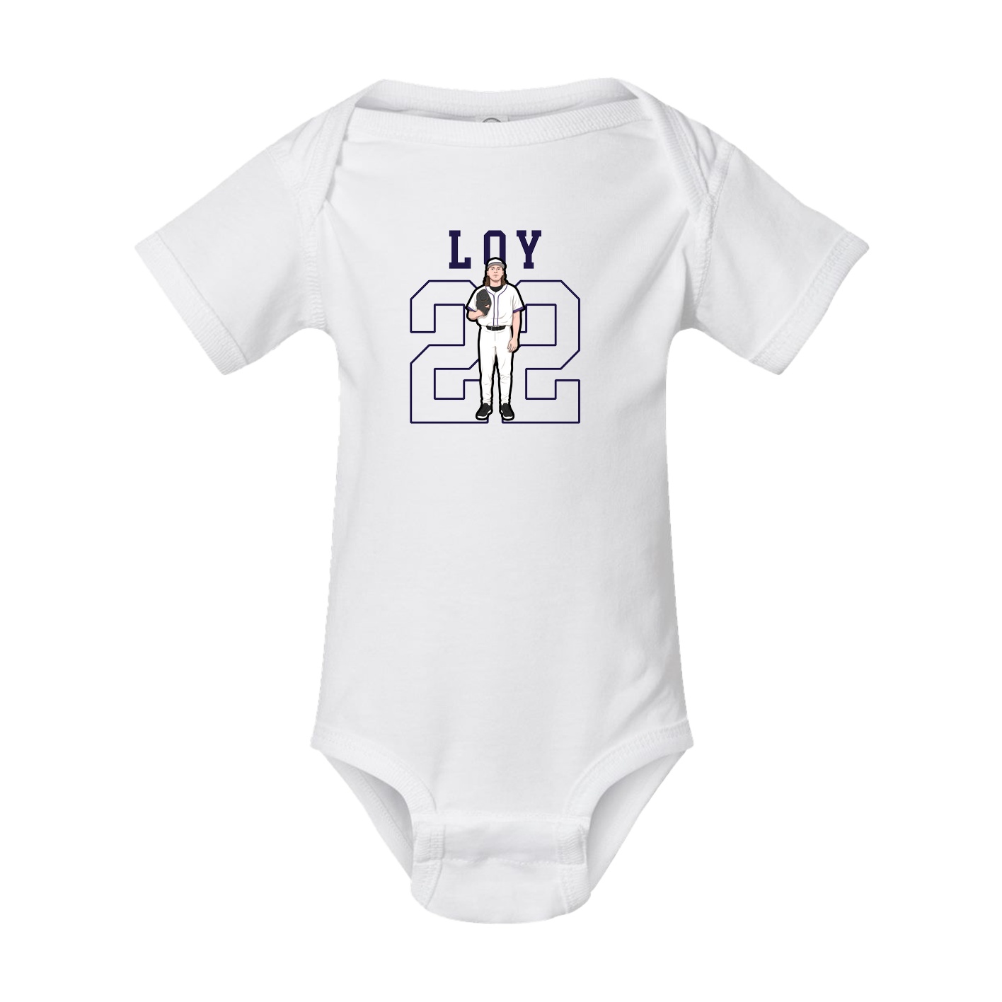 Baby Onesie — Shirsey in White