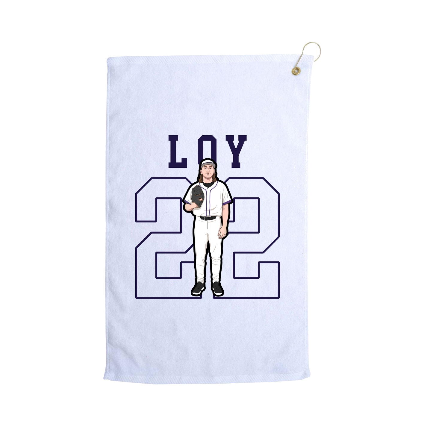 Golf Towel — Shirsey in White