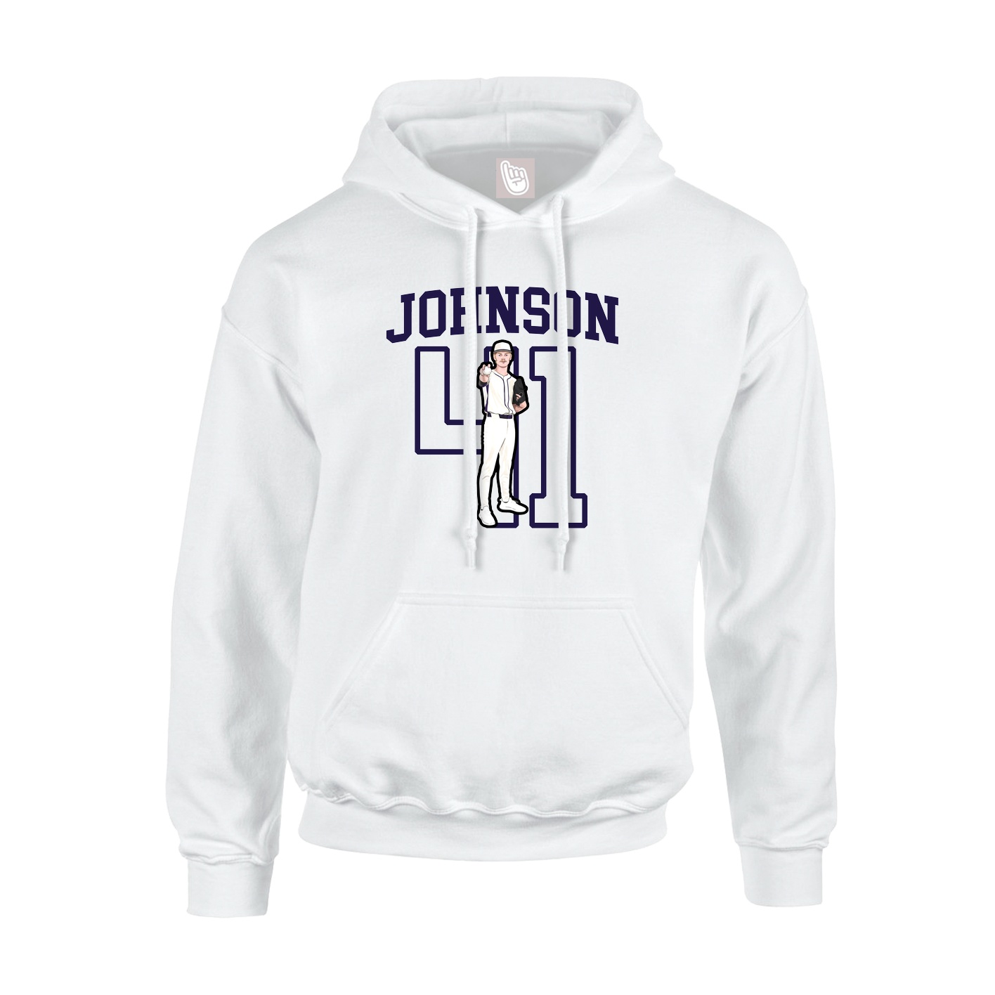 Hoodie — Shirsey in White