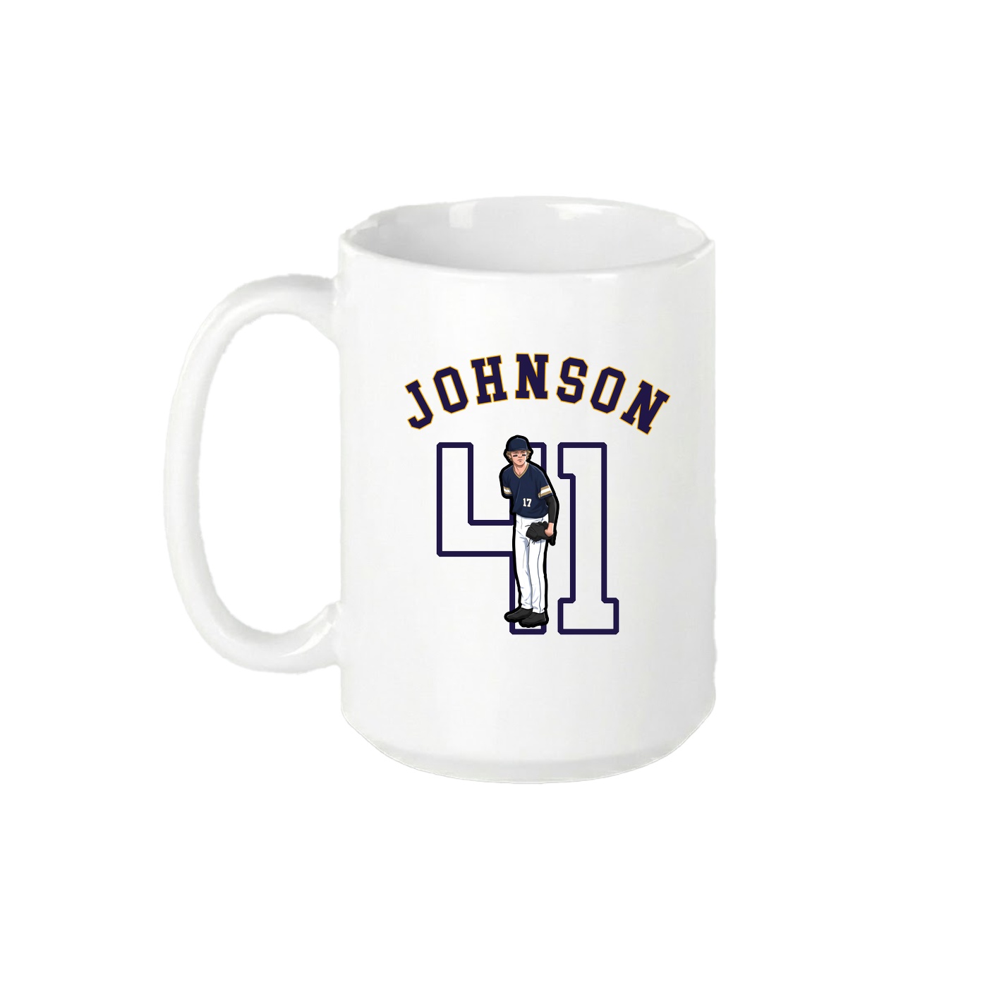 15oz Coffee Mug — Shirsey Arch in White
