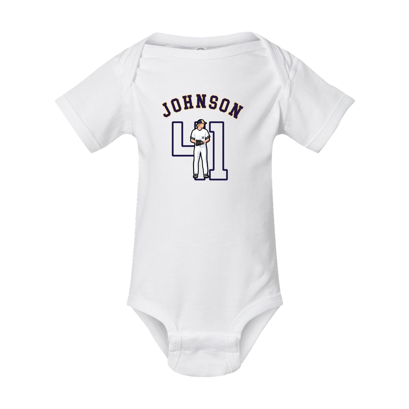 Baby Onesie — Shirsey Arch in White