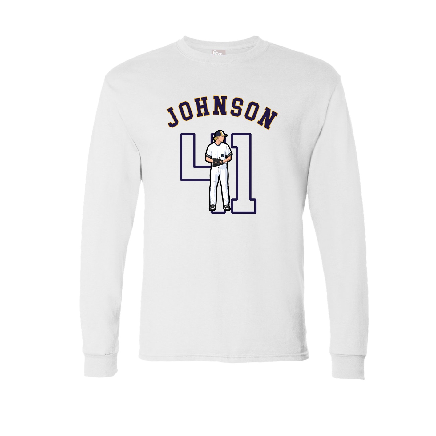 Long Sleeve Tee — Shirsey Arch in White