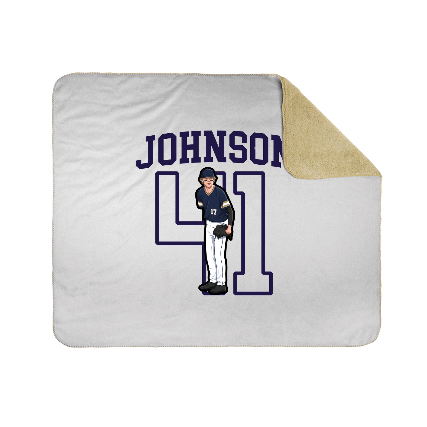 Throw Blanket — Shirsey in White