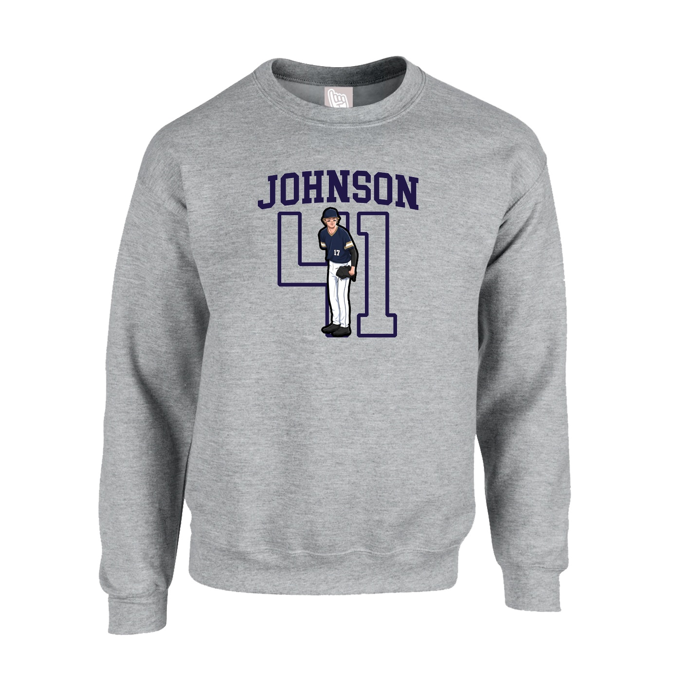 Fleece Crew — Shirsey in Grey