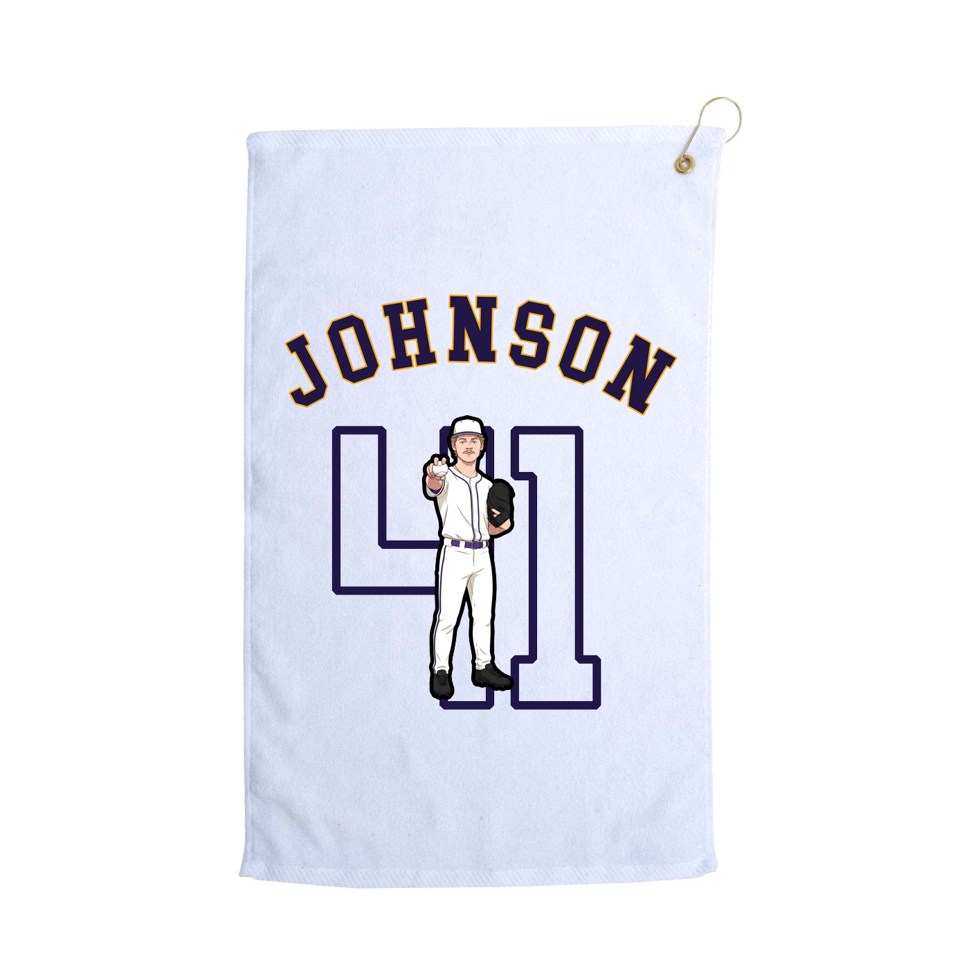Golf Towel — Shirsey Arch in White