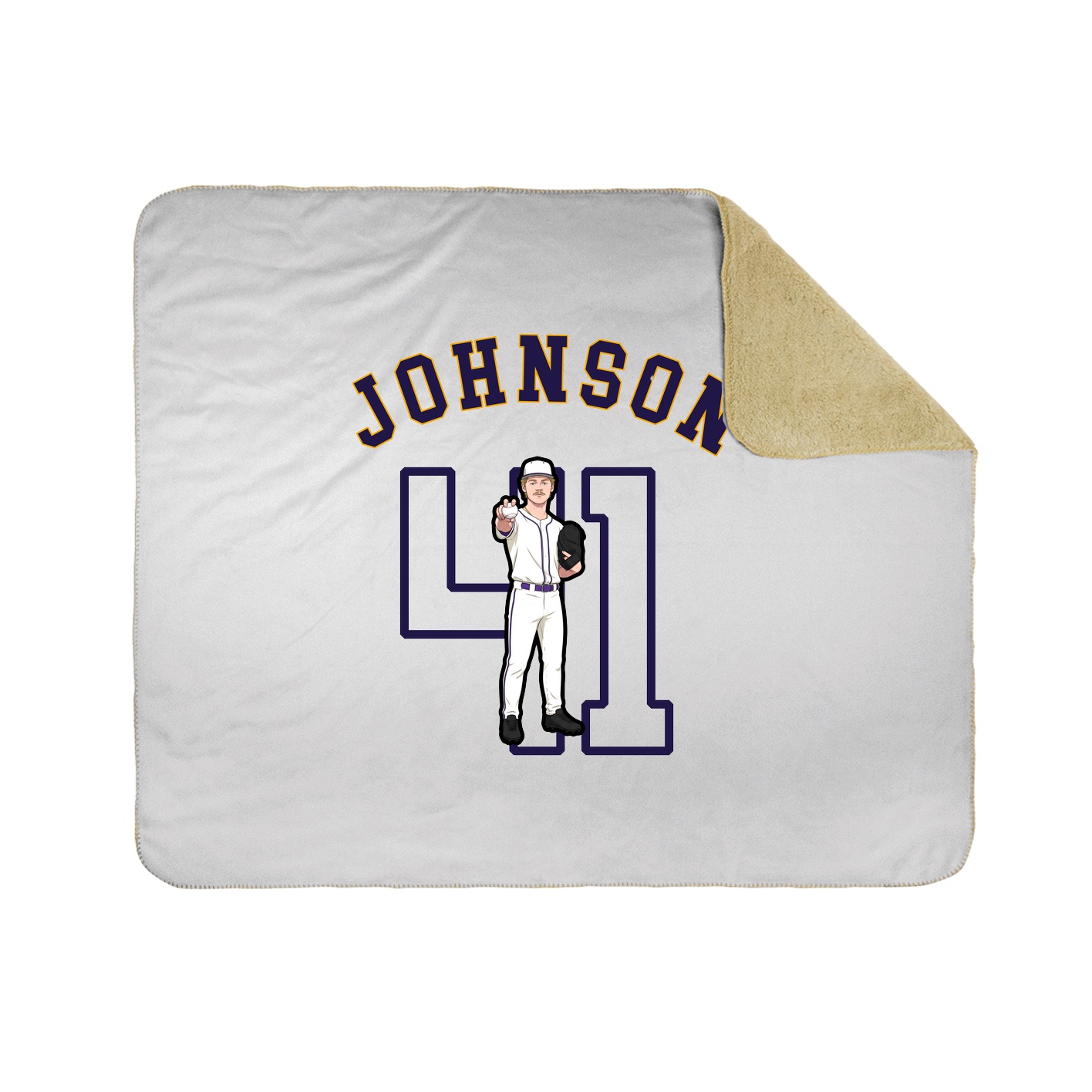 Throw Blanket — Shirsey Arch in White