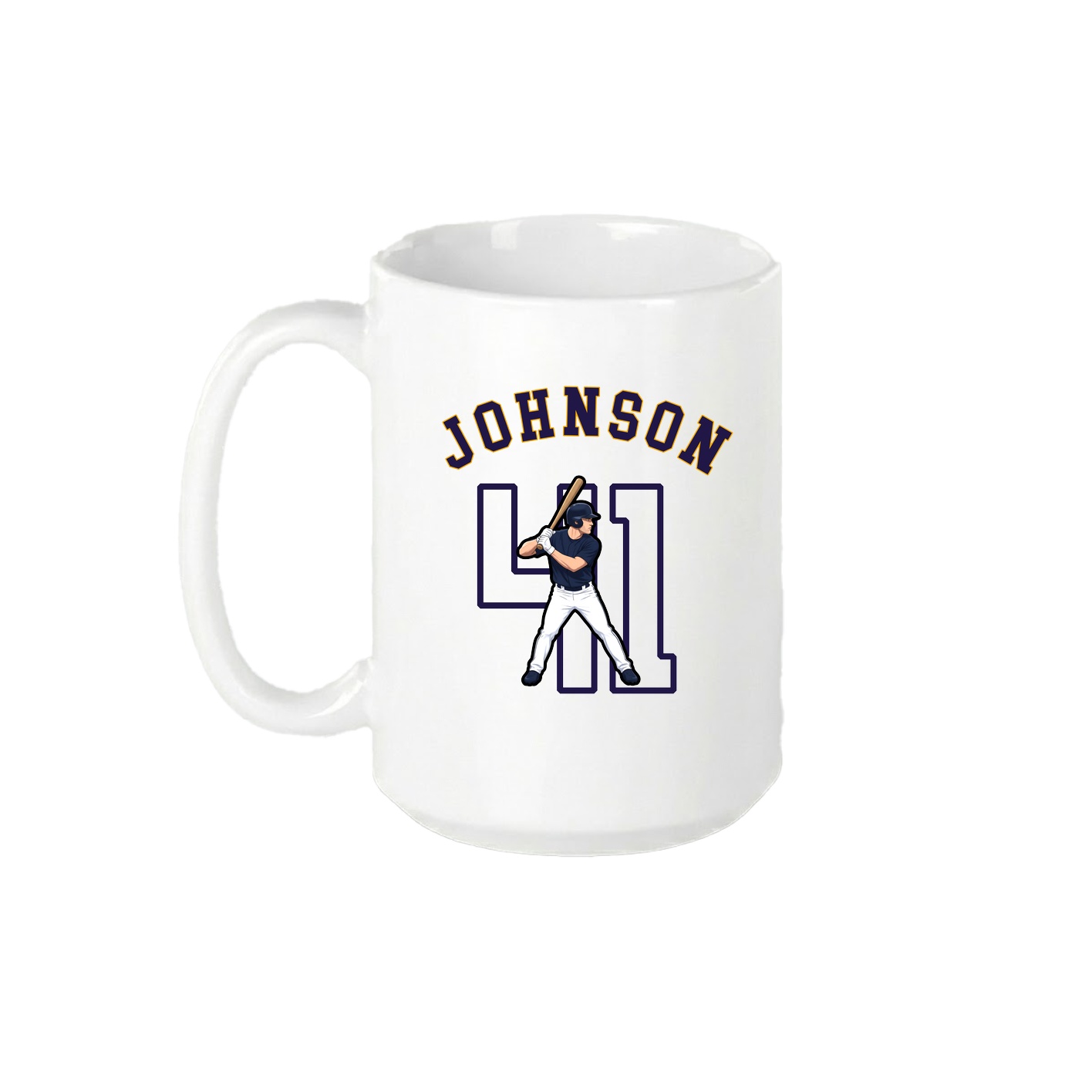 15oz Coffee Mug — Shirsey Arch in White