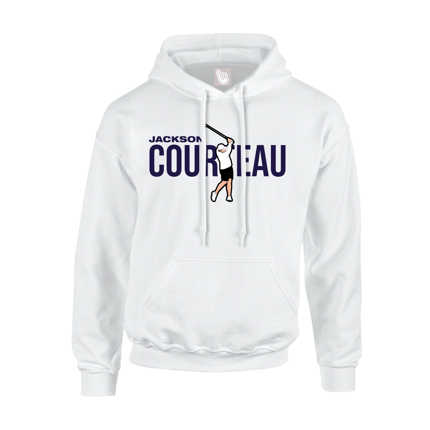 Hoodie — Player Name in White