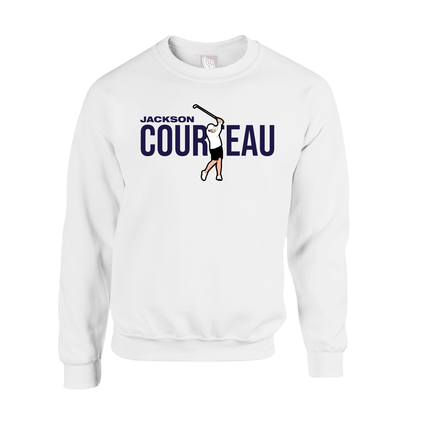 Fleece Crew — Player Name in White