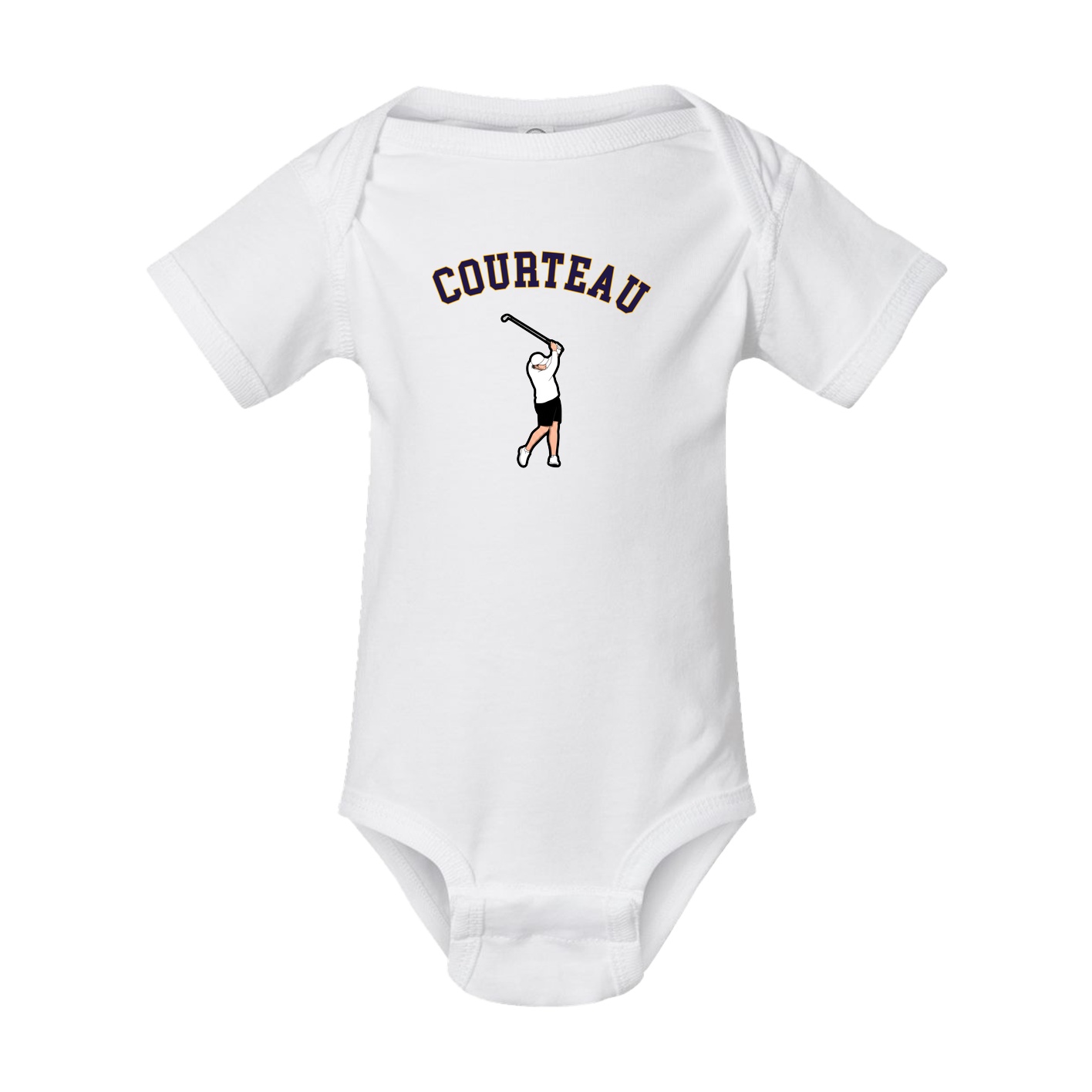 Baby Onesie — Shirsey Arch in White