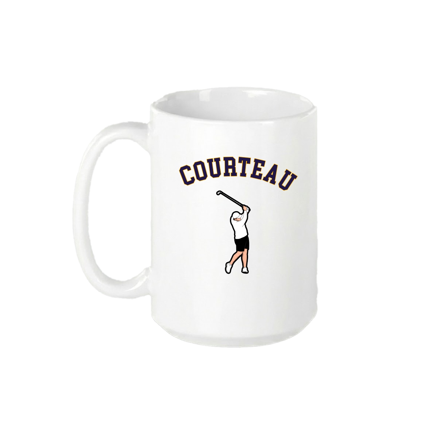 15oz Coffee Mug — Shirsey Arch in White