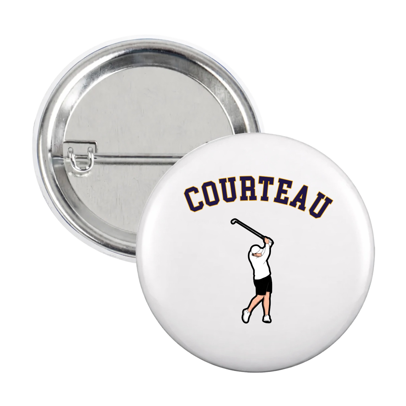 Game Day Button — Shirsey Arch in White