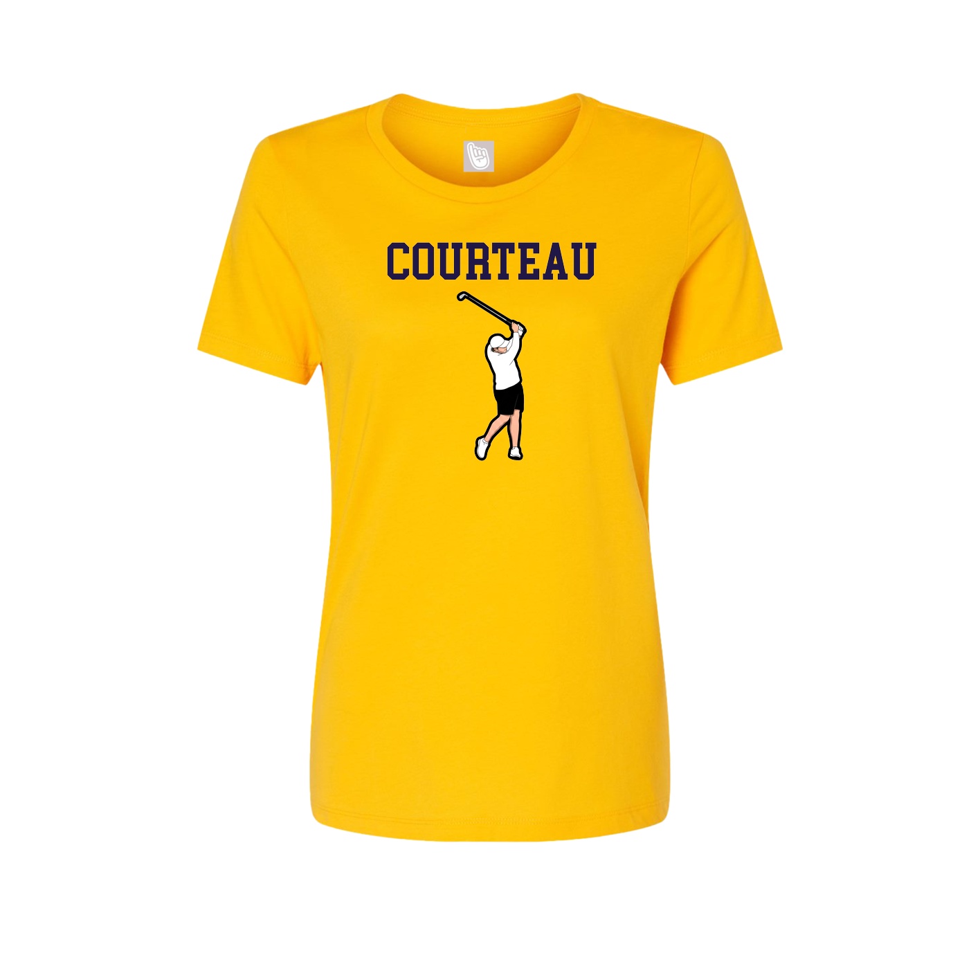 Fitted Women's Tee — Shirsey in Gold