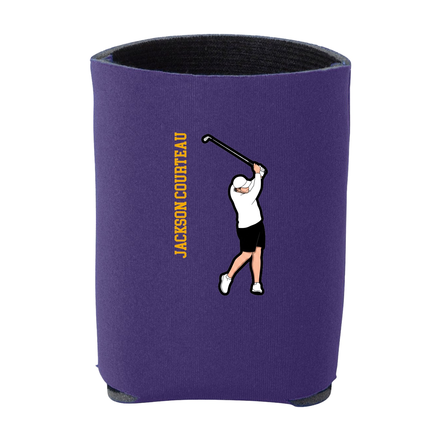 Can Holder — Name Vertical in Purple