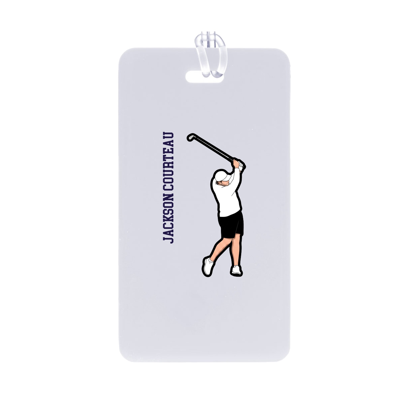 Bag Tag — Name Vertical in Classic