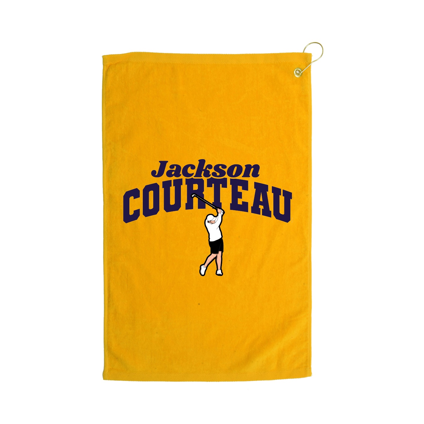 Golf Towel — Signature Arch in Gold