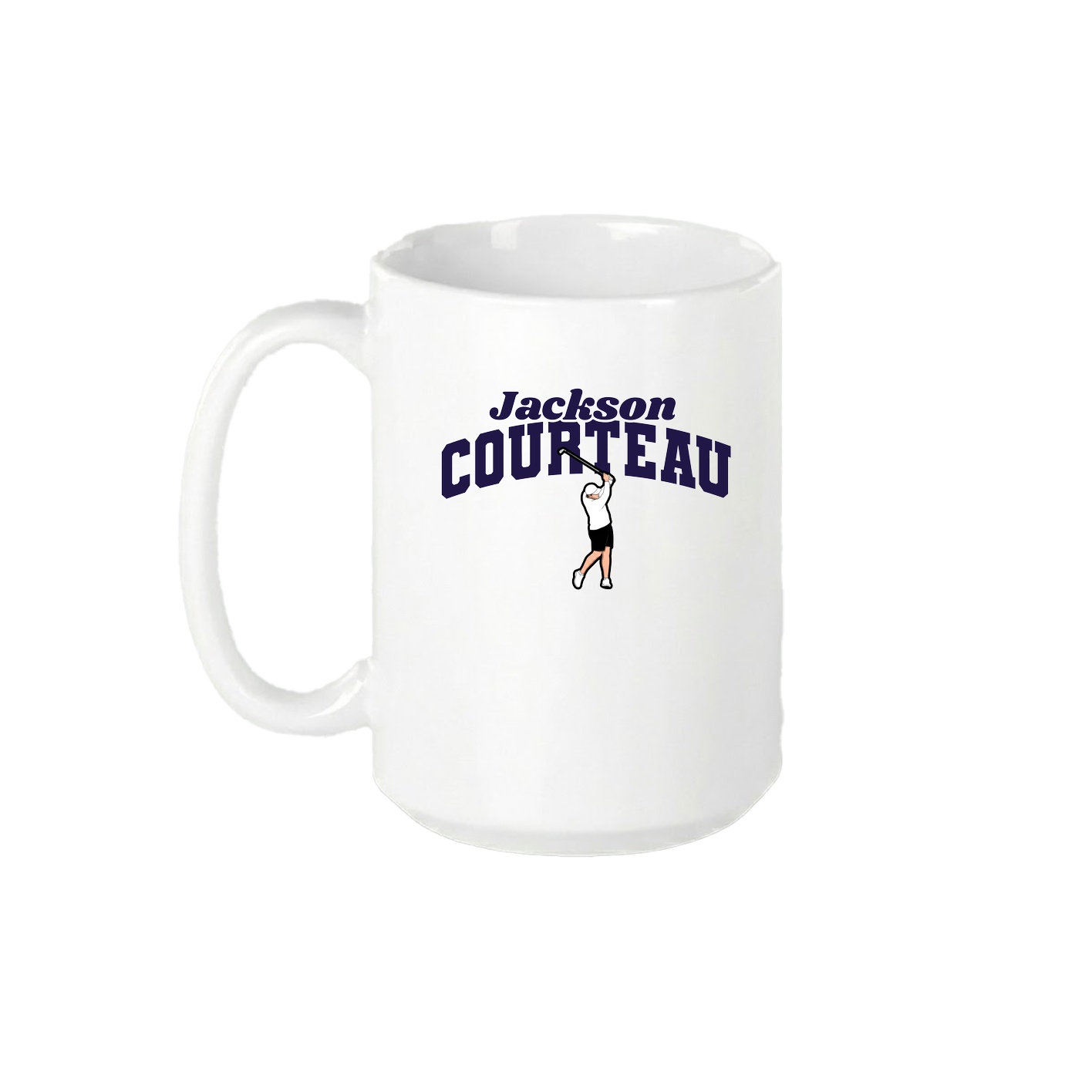 15oz Coffee Mug — Signature Arch in White