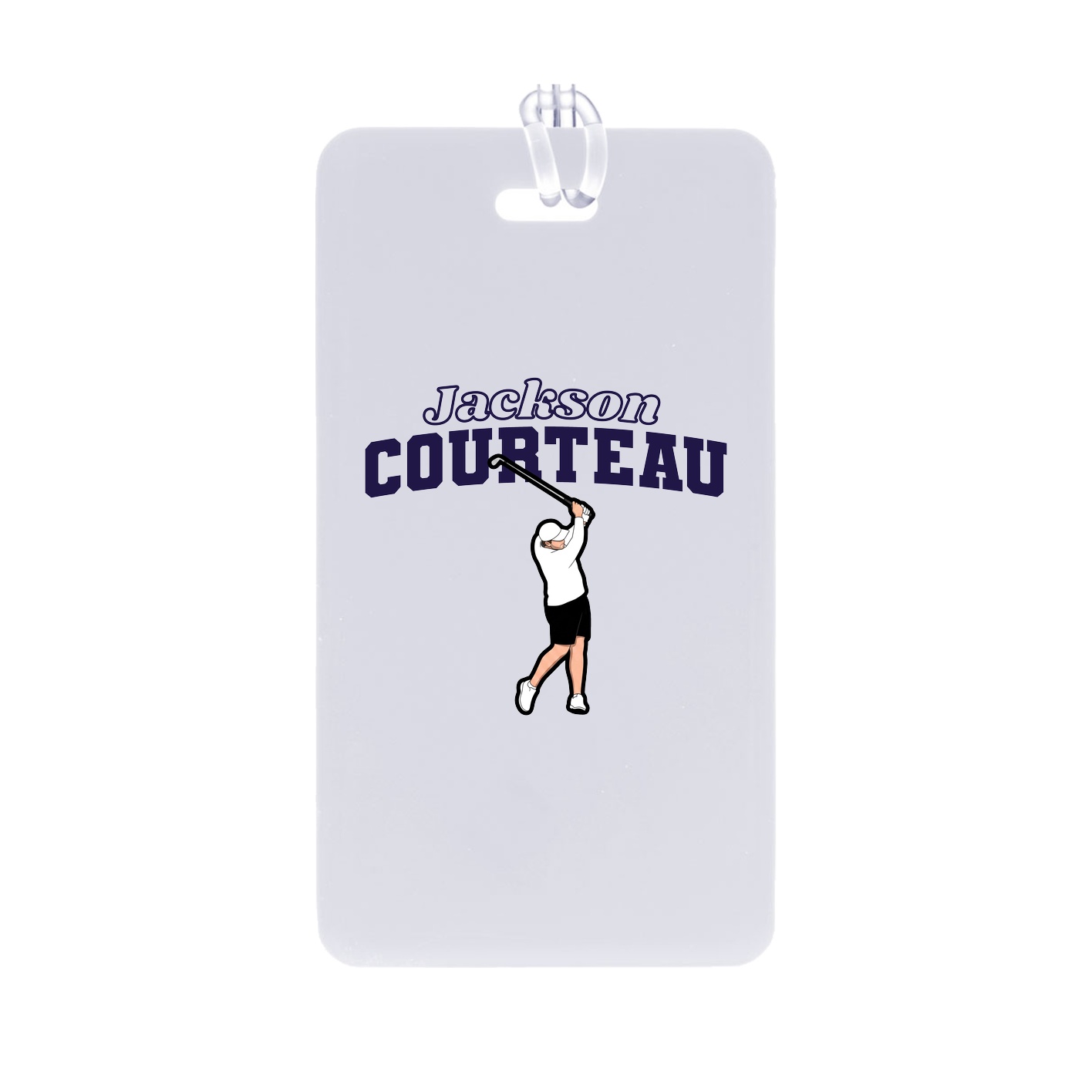 Bag Tag — Name Arch in Classic