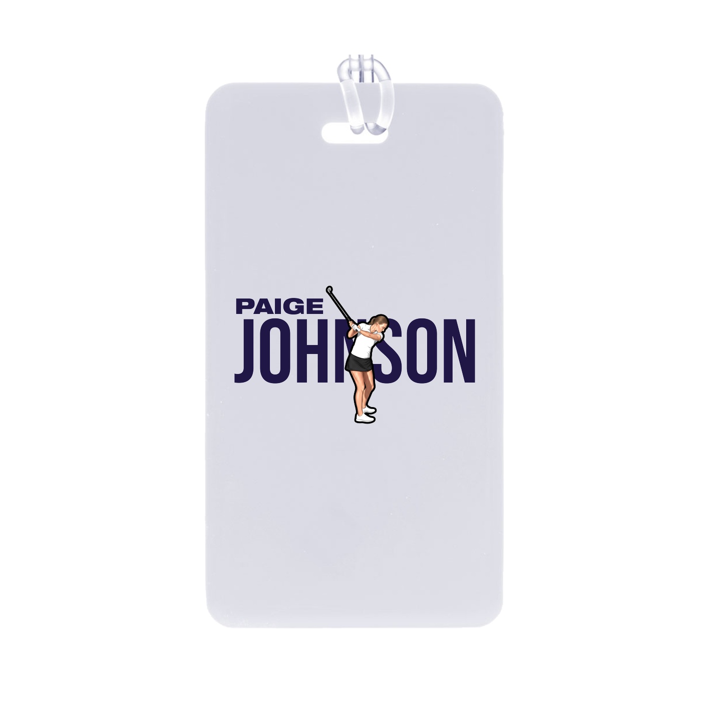 Bag Tag — Player Name in Classic