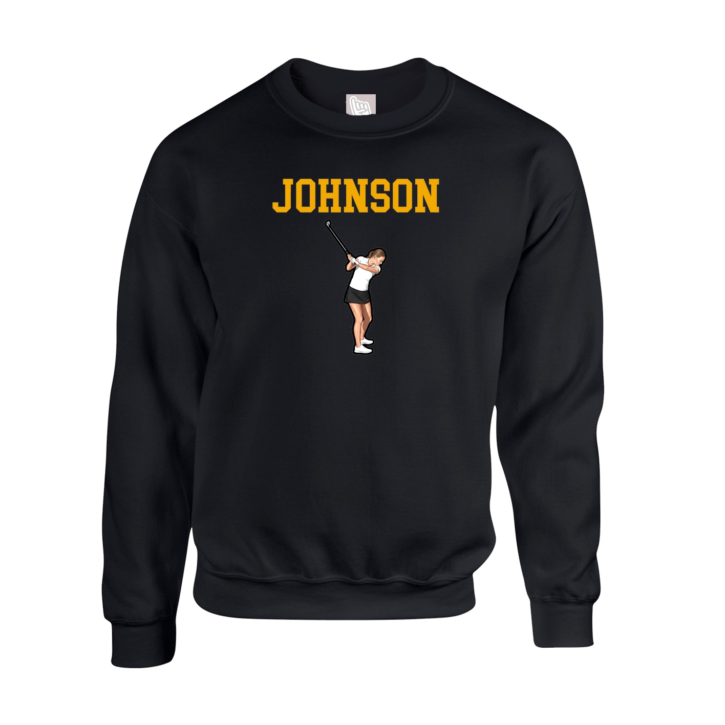 Fleece Crew — Shirsey in Black