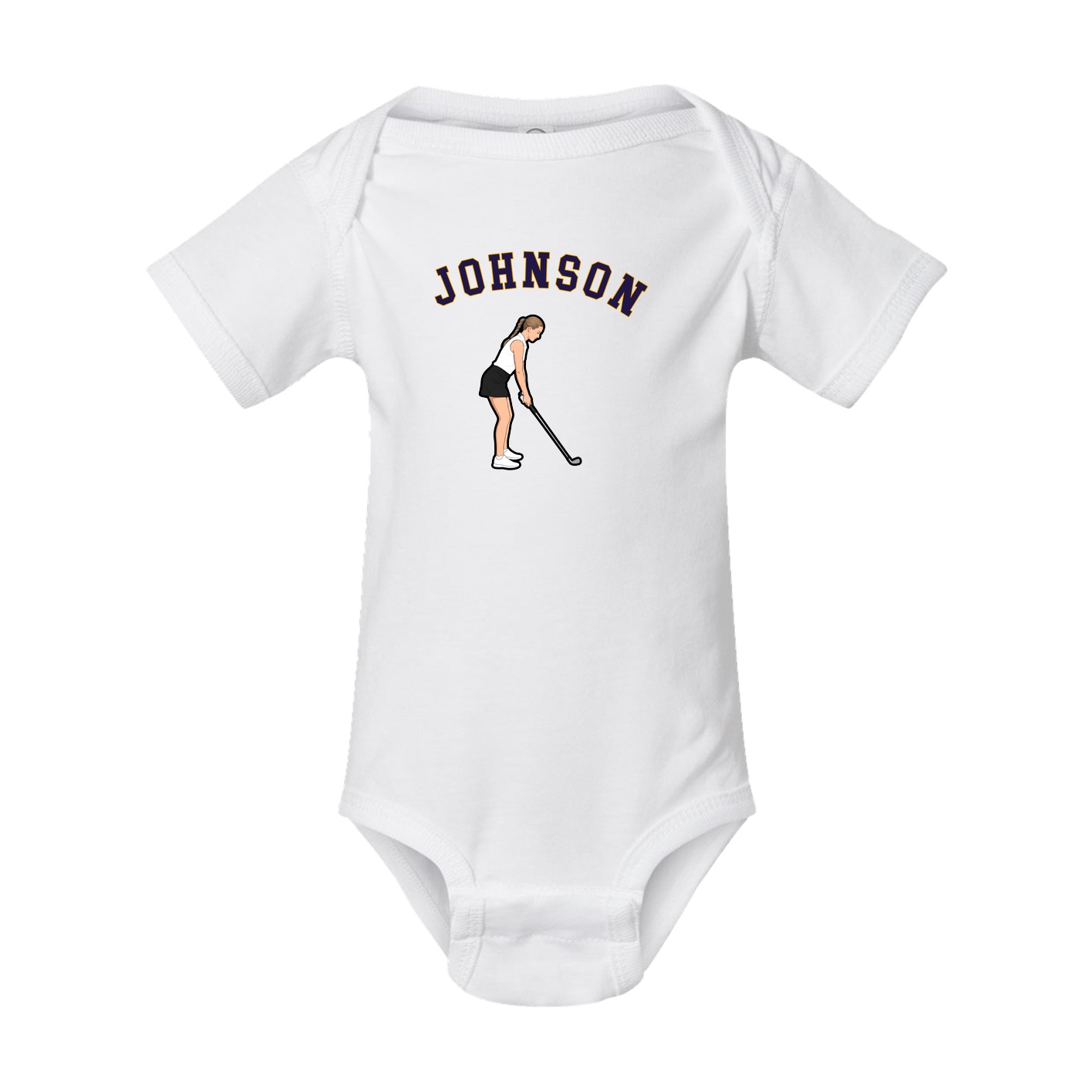 Baby Onesie — Shirsey Arch in White